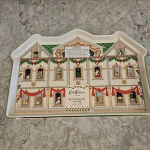 Kath Kidston London Rectangular Dolls House Christmas Platter NWT